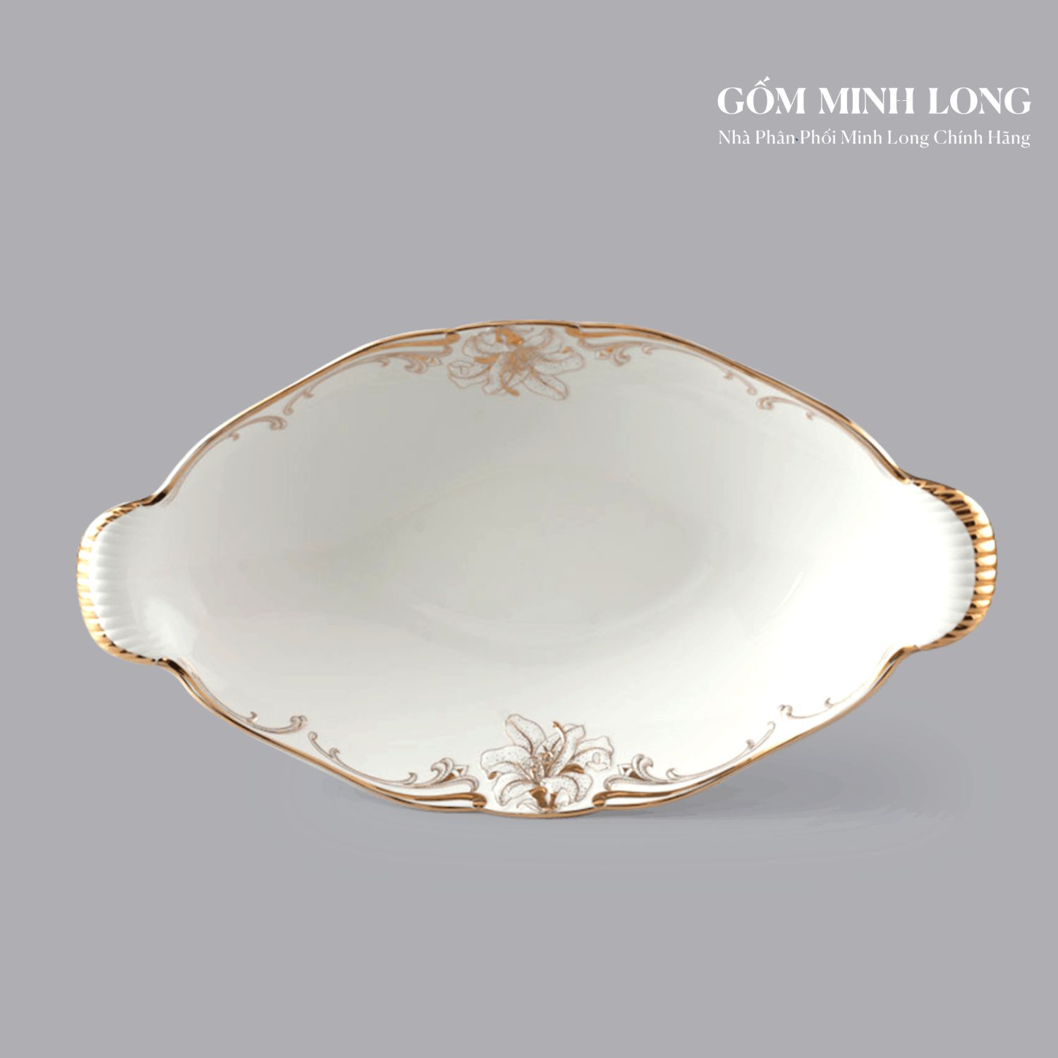 Dĩa đựng trái cây Minh Long chính hãng