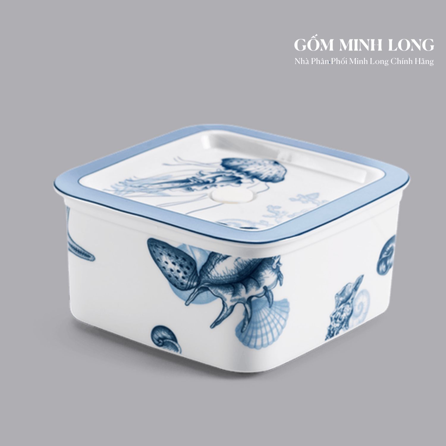 Hộp sứ Minh Long chính hãng