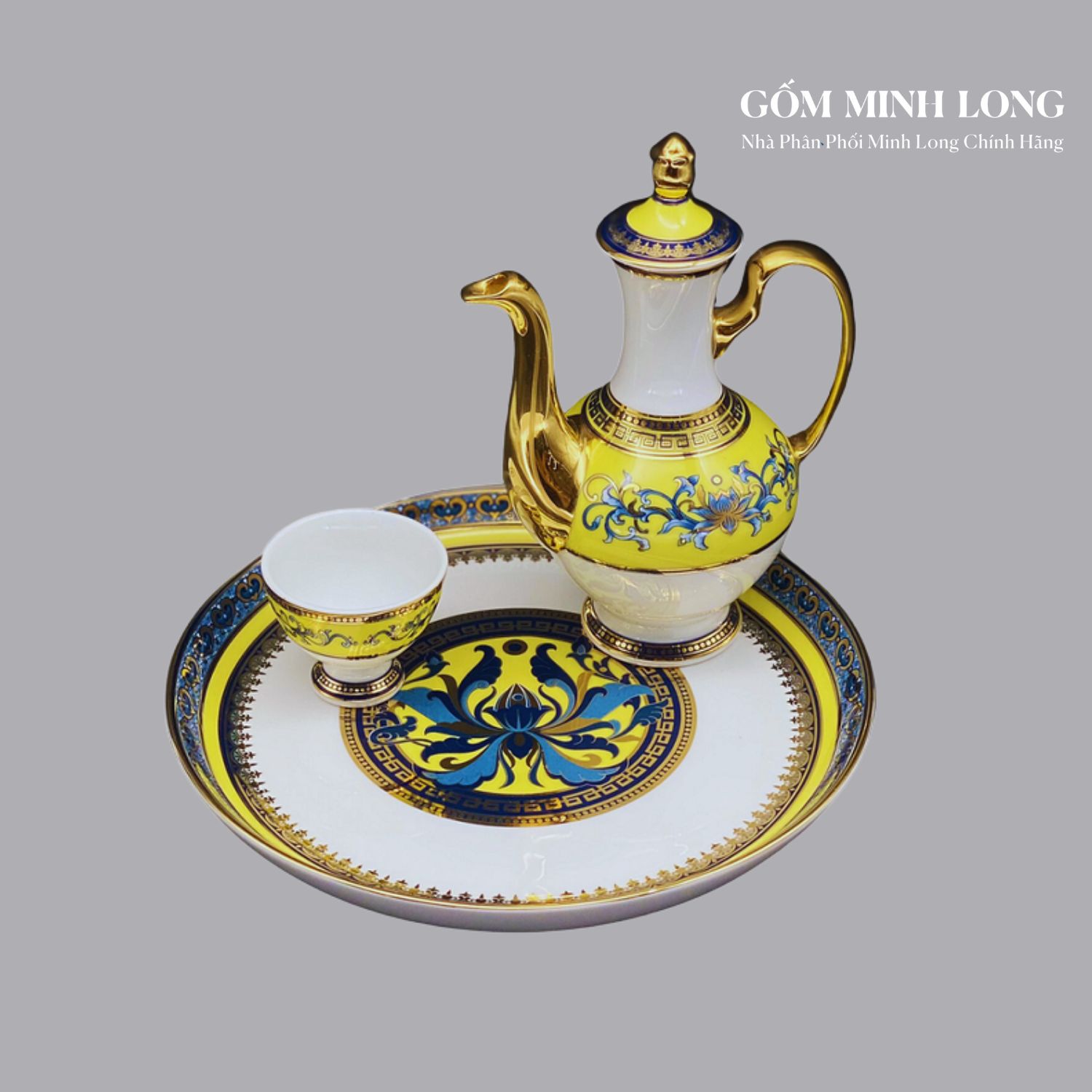 Khay rượu Minh Long thiết kế tối giản, hiện đại