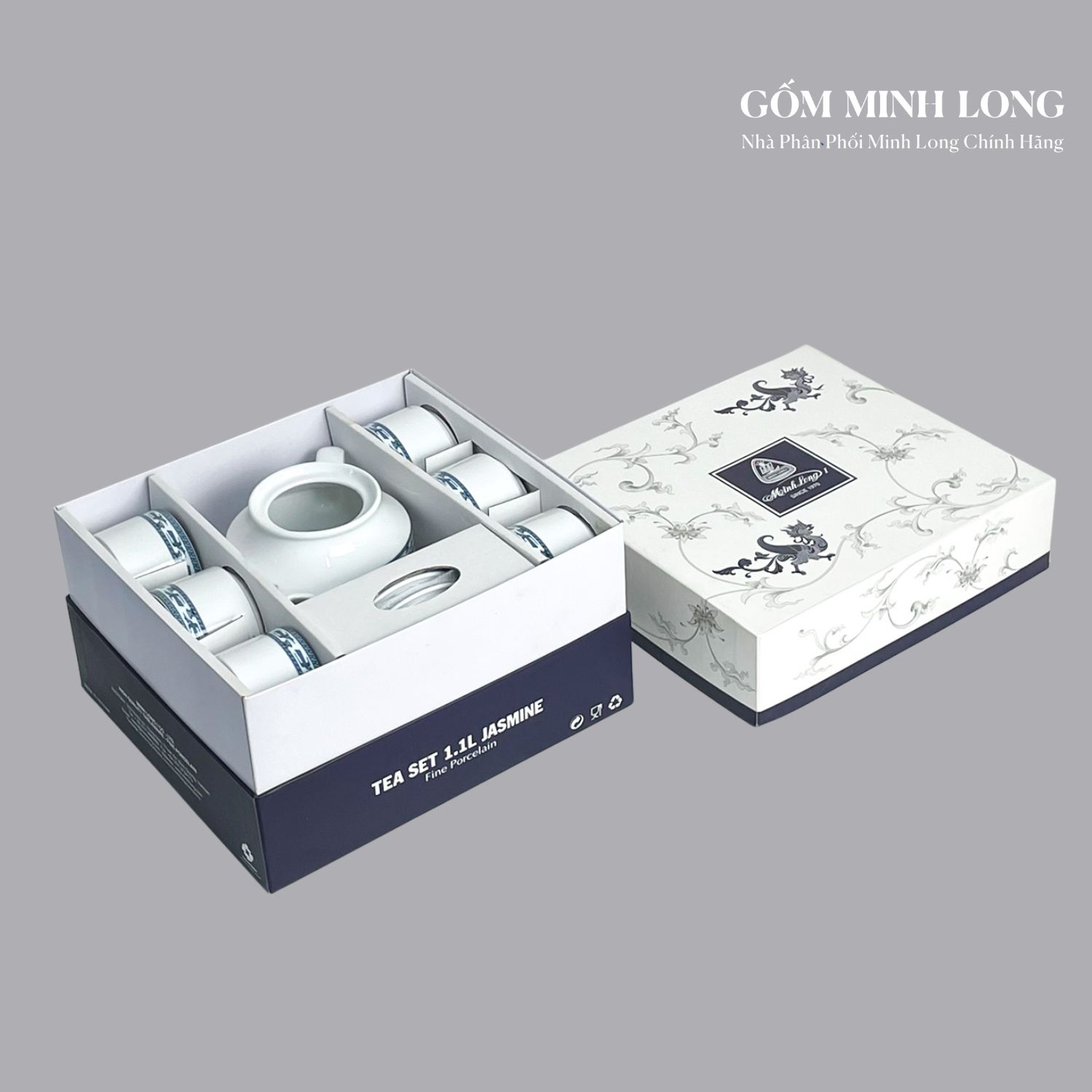 Quà tặng ấm chén in logo cao cấp