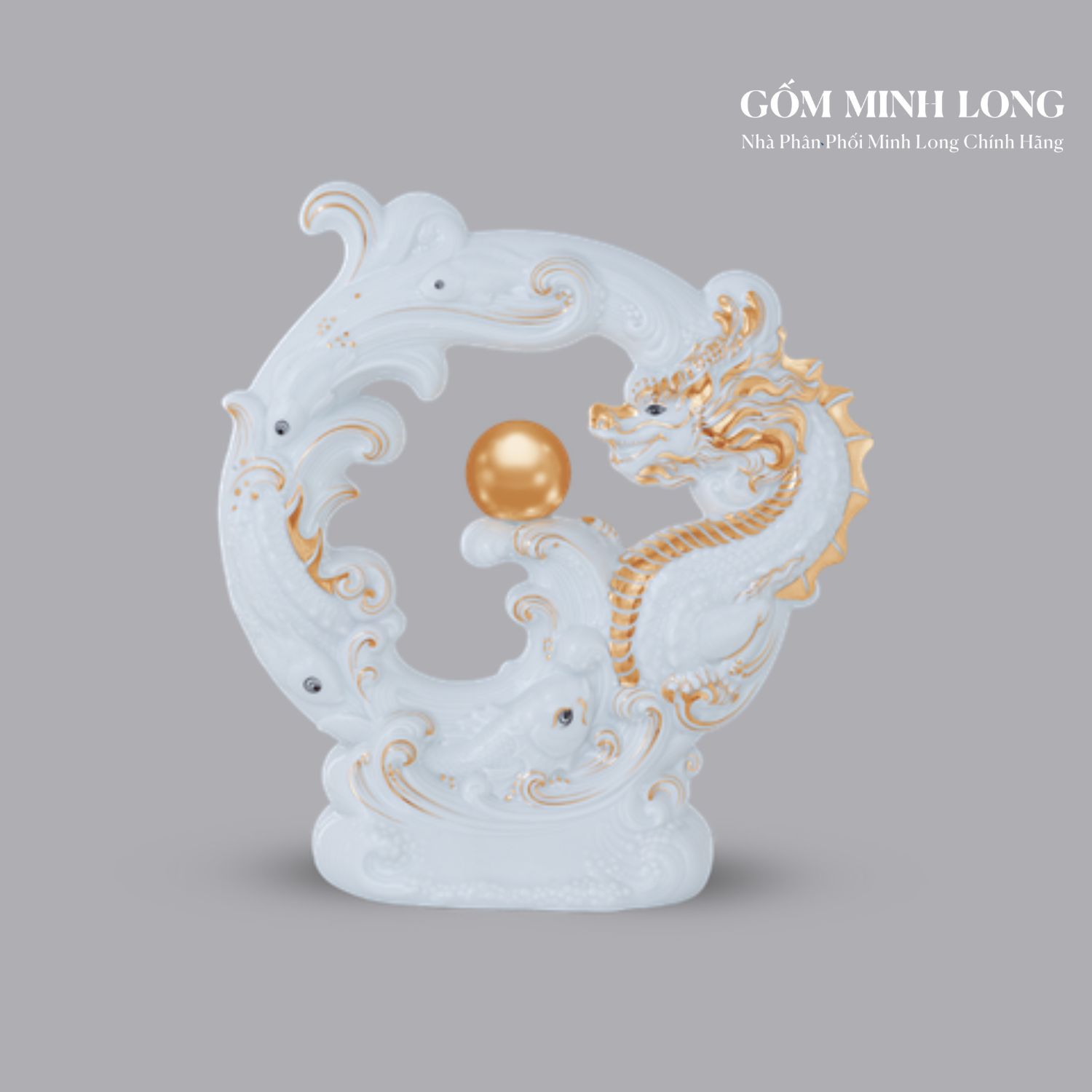 Tượng sứ nghệ thuật Minh Long tinh xảo
