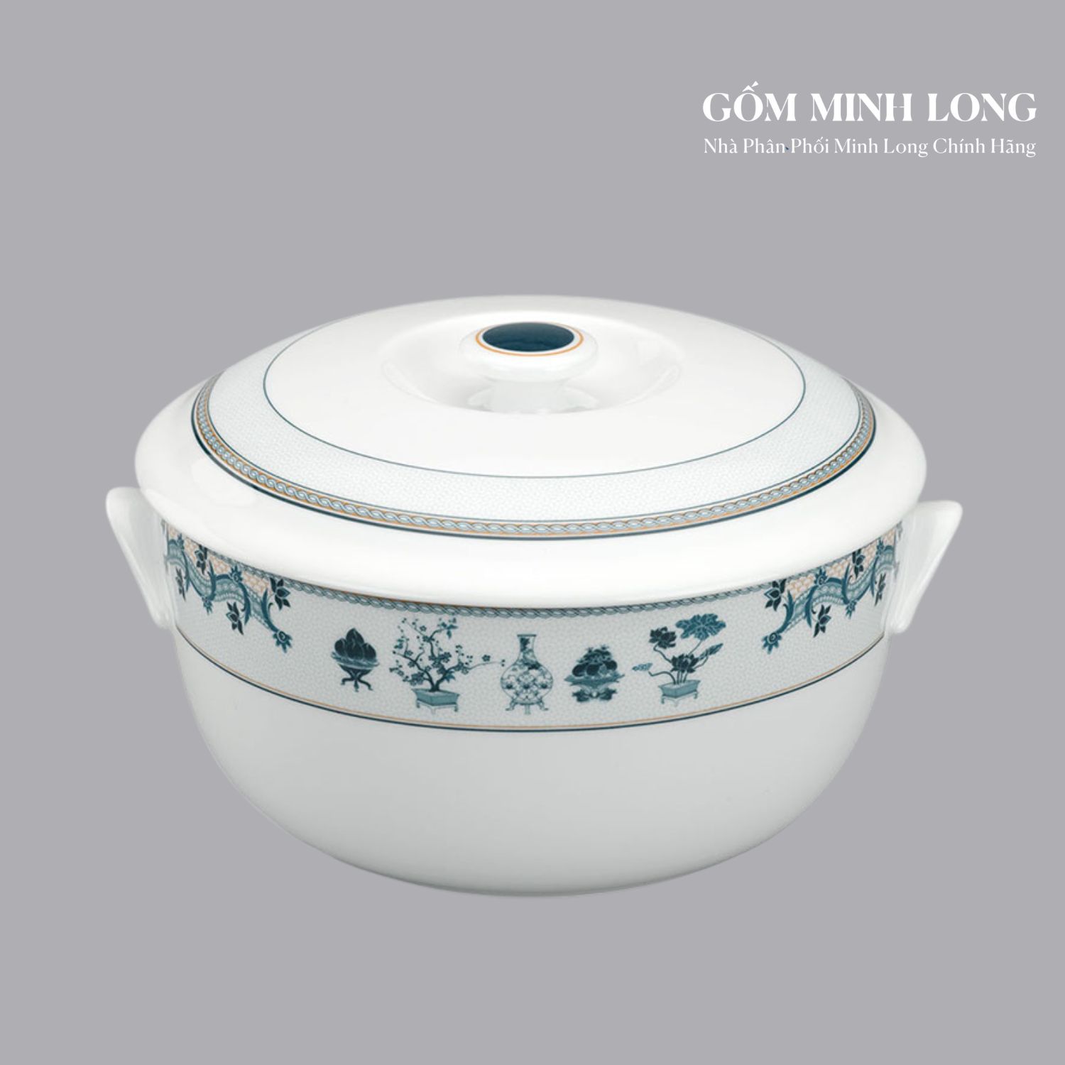 Xưởng in logo lên thố Minh Long theo yêu cầu giá rẻ