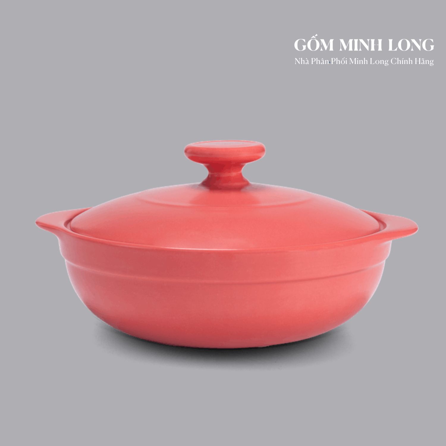 Xưởng in logo theo yêu cầu lên nồi gốm sứ Minh Long