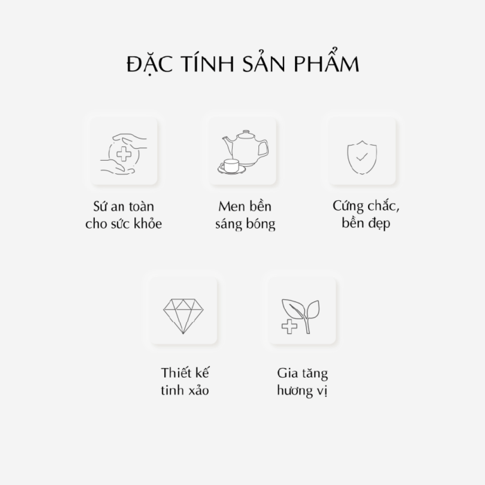  Bộ trà 0.65 L - Hoàng Cung - Chỉ Vàng A001_01654001403gomminhlong.com