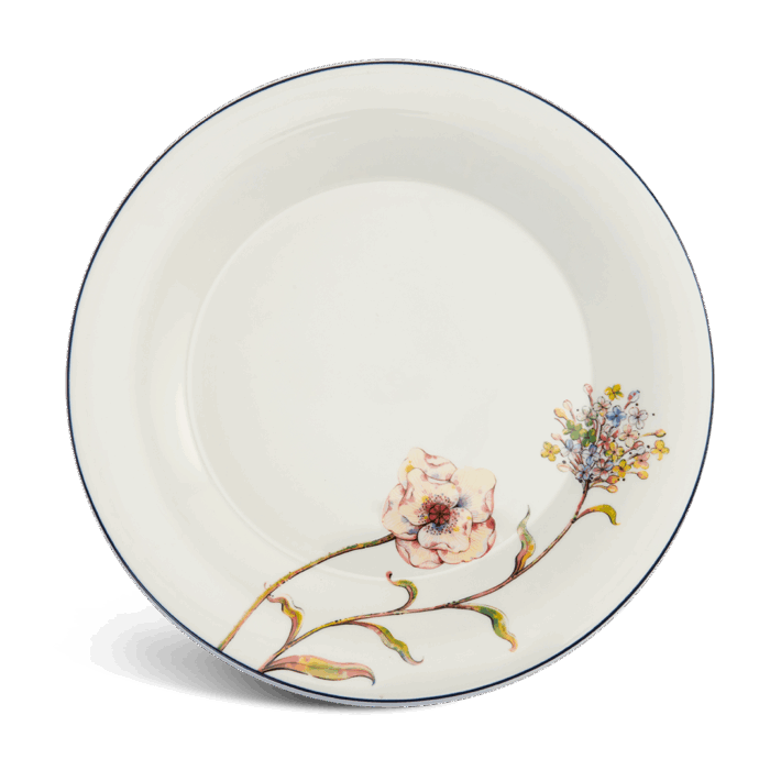 Dĩa tròn 28 cm - Tulip Ngà - Hương Đồng A001_042881431gomminhlong.com