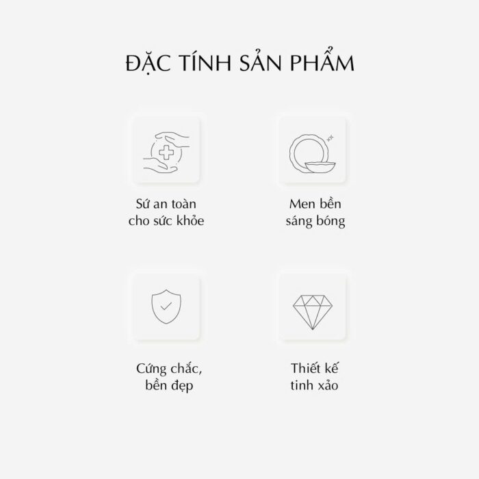  Bộ đồ ăn 6 người 32 sản phẩm - Đài Các - Trang Trí Bạch Kim A001_32266gomminhlong.com