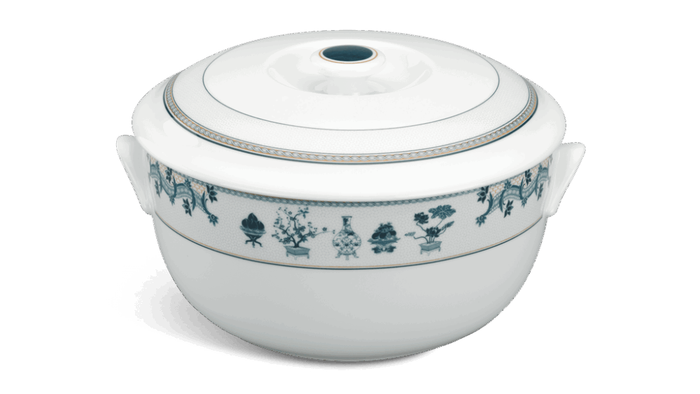 Thố 18 cm + nắp - Jasmine - Tứ Quý A001_061805133gomminhlong.com