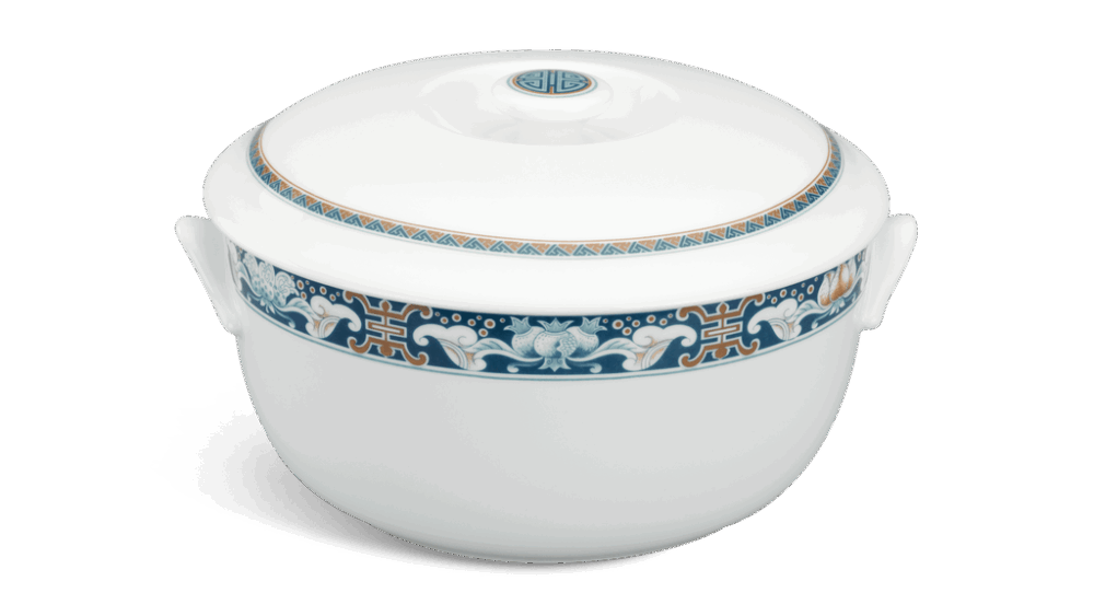Thố 18 cm + nắp - Jasmine - Phước Lộc Thọ A001_061805139gomminhlong.com