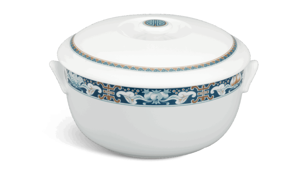 Thố 18 cm + nắp - Jasmine - Phước Lộc Thọ A001_061805139gomminhlong.com