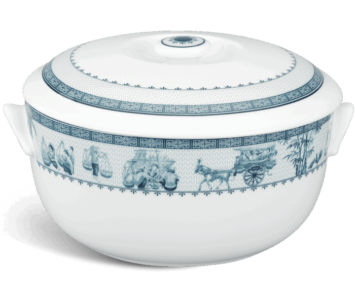  Thố 18 cm + nắp - Jasmine - Thôn Dã A001_061805179gomminhlong.com