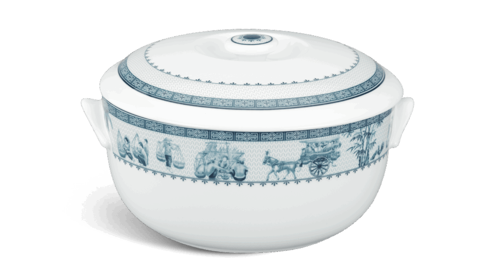 Thố 18 cm + nắp - Jasmine - Thôn Dã A001_061805179gomminhlong.com