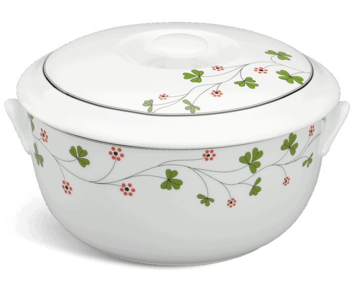  Thố 18 cm + nắp - Jasmine - Hoa May Mắn A001_061805216gomminhlong.com