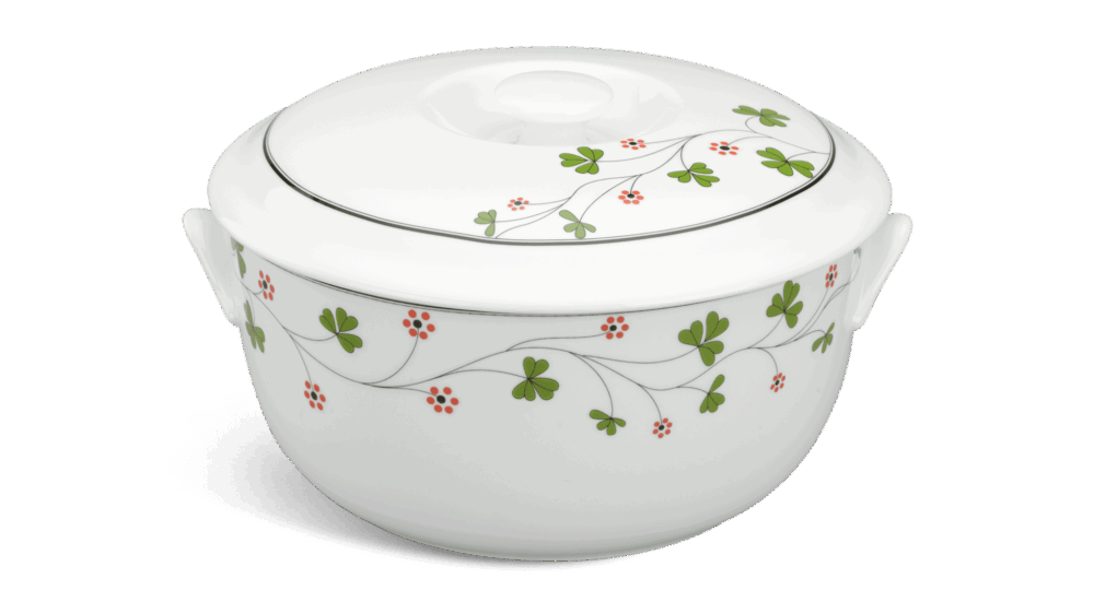 Thố 18 cm + nắp - Jasmine - Hoa May Mắn A001_061805216gomminhlong.com
