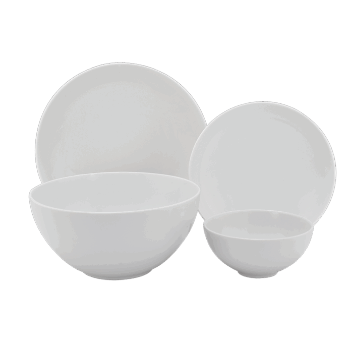  Bộ đồ ăn 09 sản phẩm - Timeless - Trắng A001_09LLT000gomminhlong.com