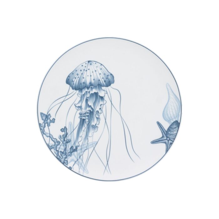 Dĩa tròn 25 cm (KL) - Timeless - Đại Dương Sương Mờ A001_542532518