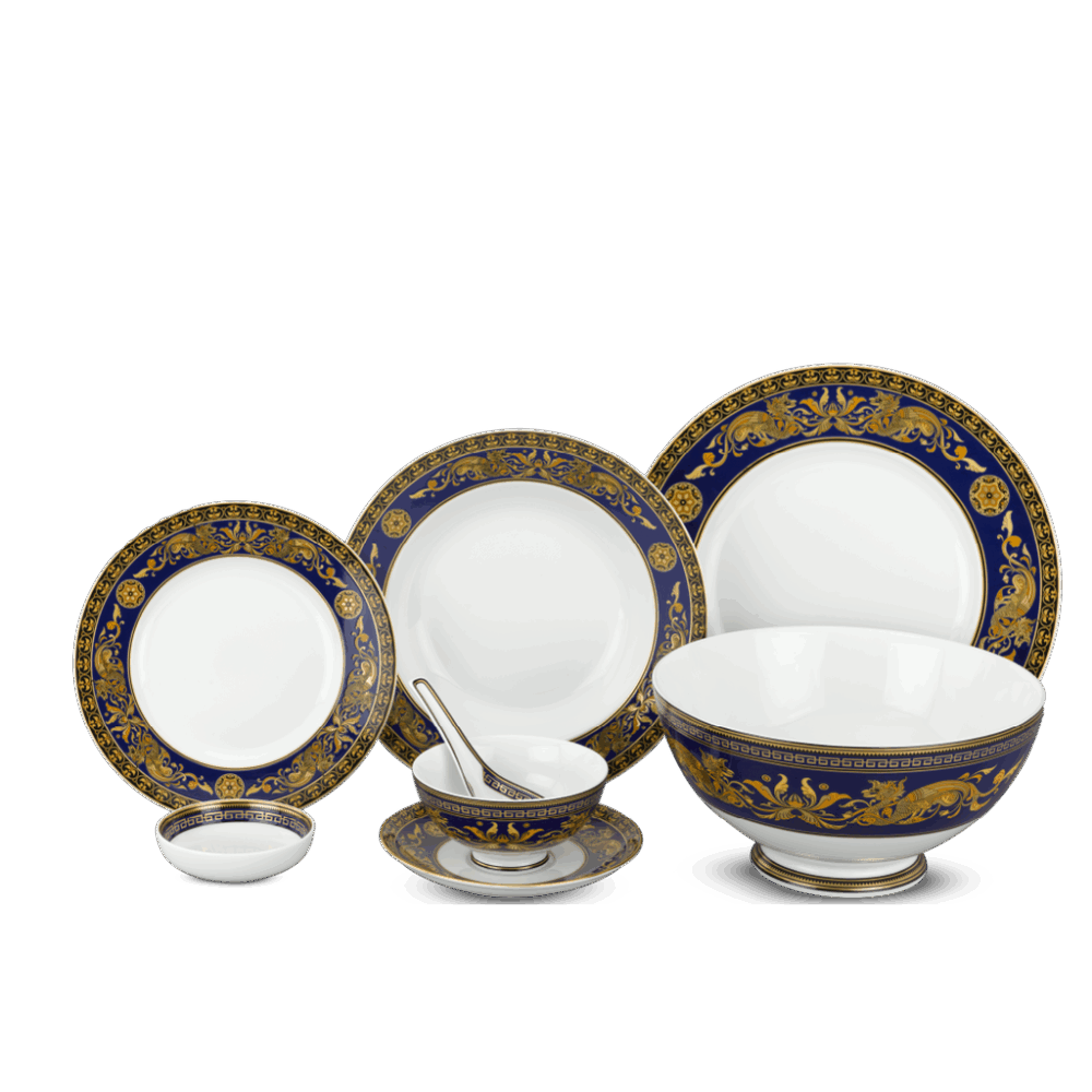 Bộ đồ ăn 30 sản phẩm - Hoàng Cung - Cẩm Tú A001_30040gomminhlong.com