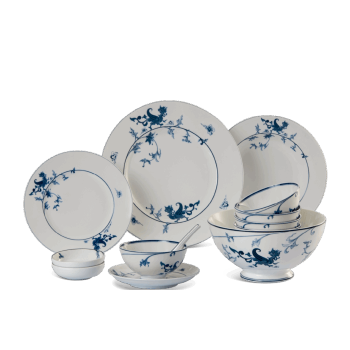 Bộ đồ ăn 30 sản phẩm - Hoàng Cung - Lạc Hồng A001_30208gomminhlong.com