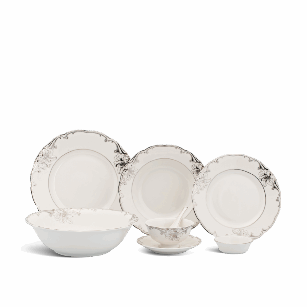 Bộ đồ ăn 30 sản phẩm - Đài Các IFP - Trang Trí Bạch Kim A001_30266gomminhlong.com