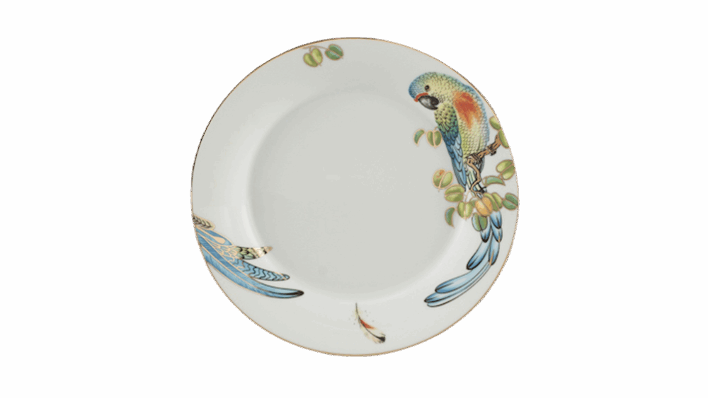 Dĩa tròn 20 cm - Tulip Ngà - Hoàng Yến A001_042081303gomminhlong.com