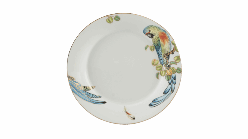 Dĩa tròn 20 cm - Tulip Ngà - Hoàng Yến A001_042081303gomminhlong.com