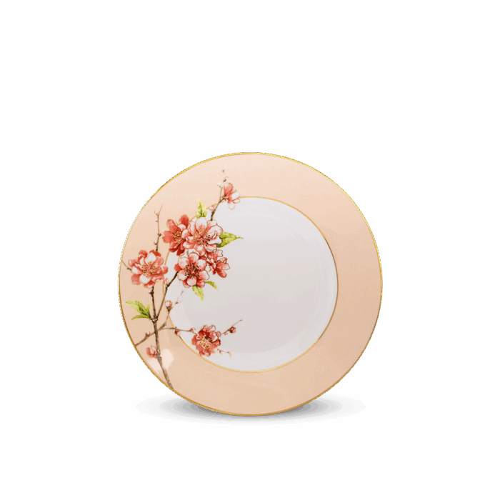  Dĩa tròn - Camellia - Hoa Đào A001_042060480gomminhlong.com