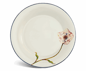 Dĩa tròn 20 cm - Tulip Ngà - Hương Đồng A001_042081431gomminhlong.com