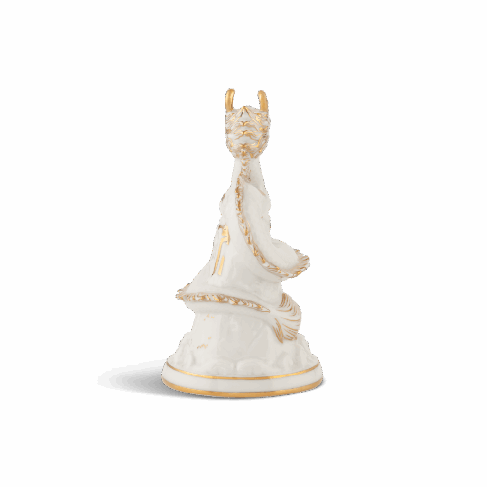 Tượng rồng Long Phù Đại Khánh 13.5 cm - Màu Trắng A001_441311TBVgomminhlong.com