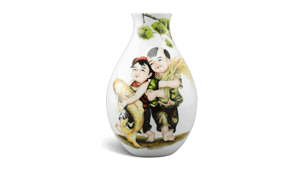 Bình hoa 29 cm - Ngũ Phúc A001_502534450gomminhlong.com