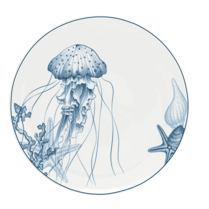 Dĩa tròn 25 cm (KL) - Timeless IFP - Đại Dương A001_542524479gomminhlong.com