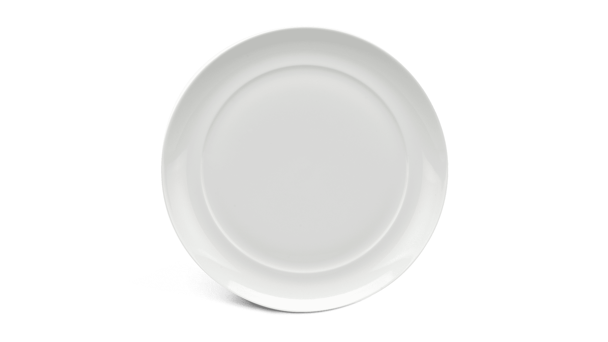 Dĩa tròn lòng phẳng 25 cm - Anh Vũ - Trắng Ngà A001_582570000gomminhlong.com