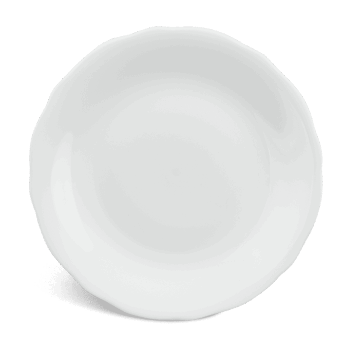 Dĩa tròn 27 cm - Mẫu Đơn IFP - Trắng Ngà A001_582796000gomminhlong.com