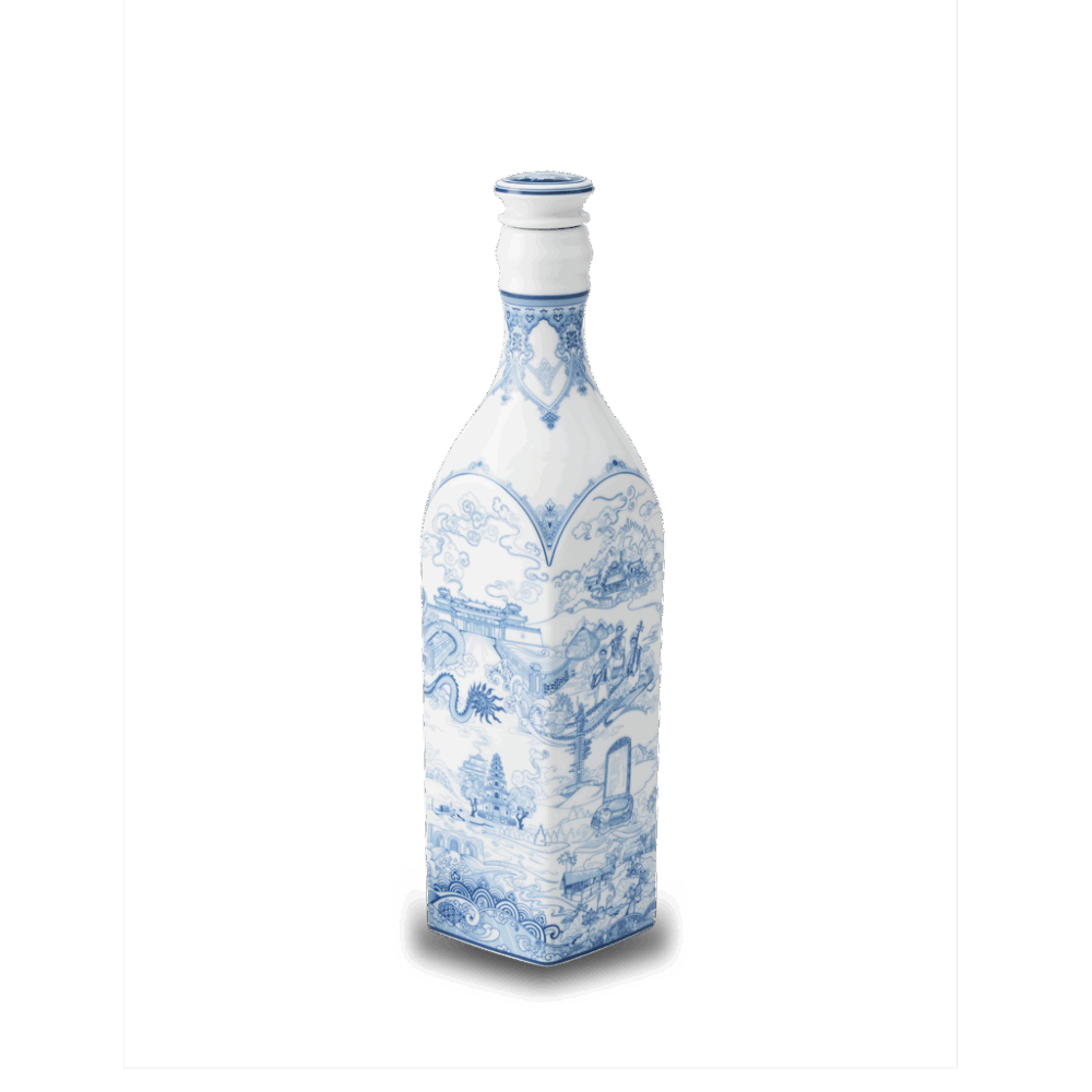 Chai sứ dưỡng sinh vuông 1.0 L + nắp (K1) - Dưỡng Sinh - Nam Quốc - Bắc Trung Bộ A001_691031VBTgomminhlong.com