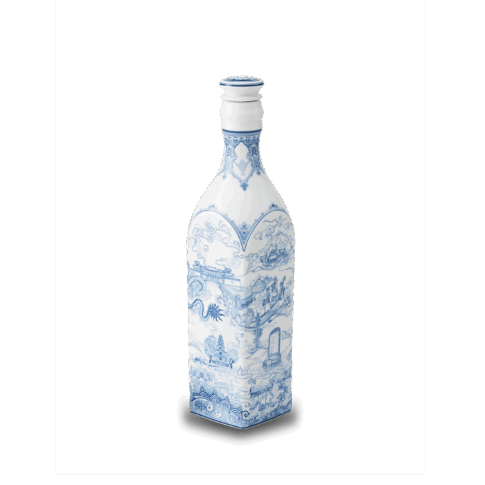 Chai sứ dưỡng sinh vuông 1.0 L + nắp (K1) - Dưỡng Sinh - Nam Quốc - Bắc Trung Bộ A001_691031VBTgomminhlong.com