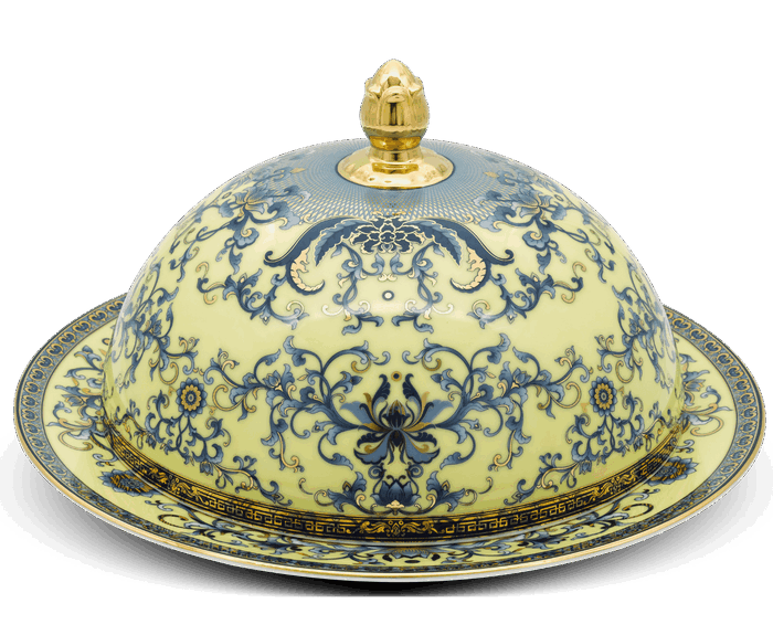  Dĩa tròn 31 cm + nắp -Hoàng Cung - Hoàng Liên A001_04317146003gomminhlong.com