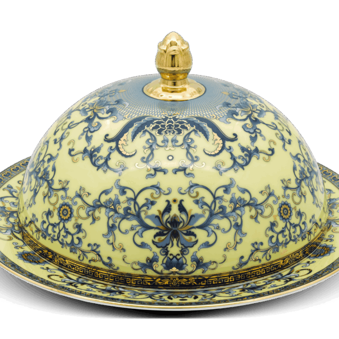 Dĩa tròn 31 cm + nắp -Hoàng Cung - Hoàng Liên A001_04317146003gomminhlong.com