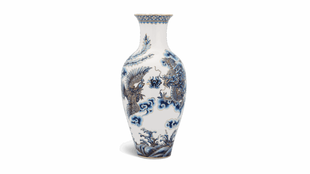 Bình hoa 45 cm - Tứ Linh A001_114554074gomminhlong.com