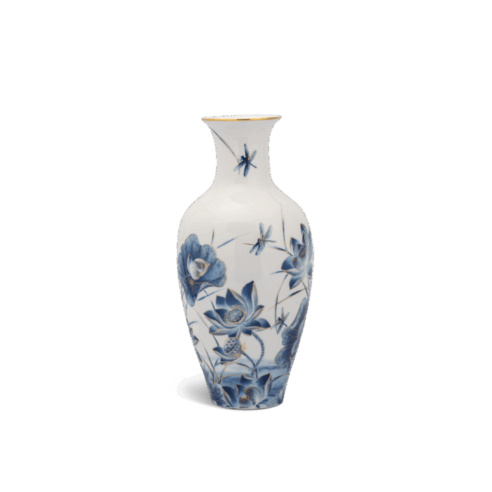 Bình hoa 30 cm - Sen Vàng A001_113054345gomminhlong.com