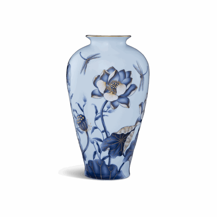  Bình hoa 40 cm - Bình Hoa - Sen Nền Xanh A001_11400906001gomminhlong.com
