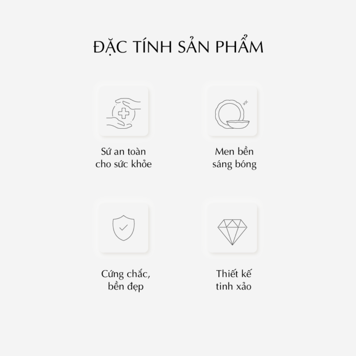  Bộ đồ ăn 22 sản phẩm - Jasmine - Chỉ Vàng A001_22014gomminhlong.com