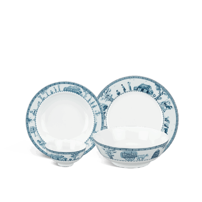  Bộ đồ ăn 09 sản phẩm - Jasmine - Thôn Dã A001_09179gomminhlong.com