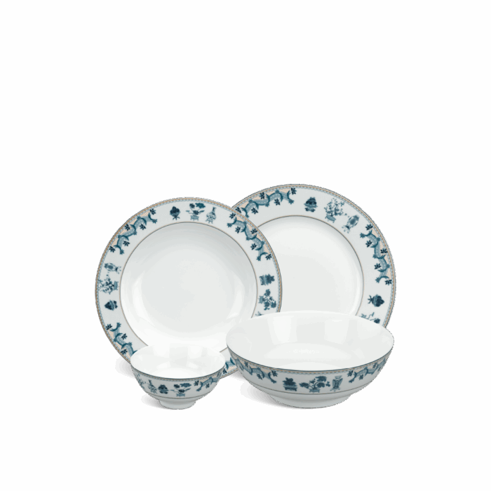 Bộ đồ ăn 09 sản phẩm - Jasmine - Tứ Qúy A001_09133gomminhlong.com