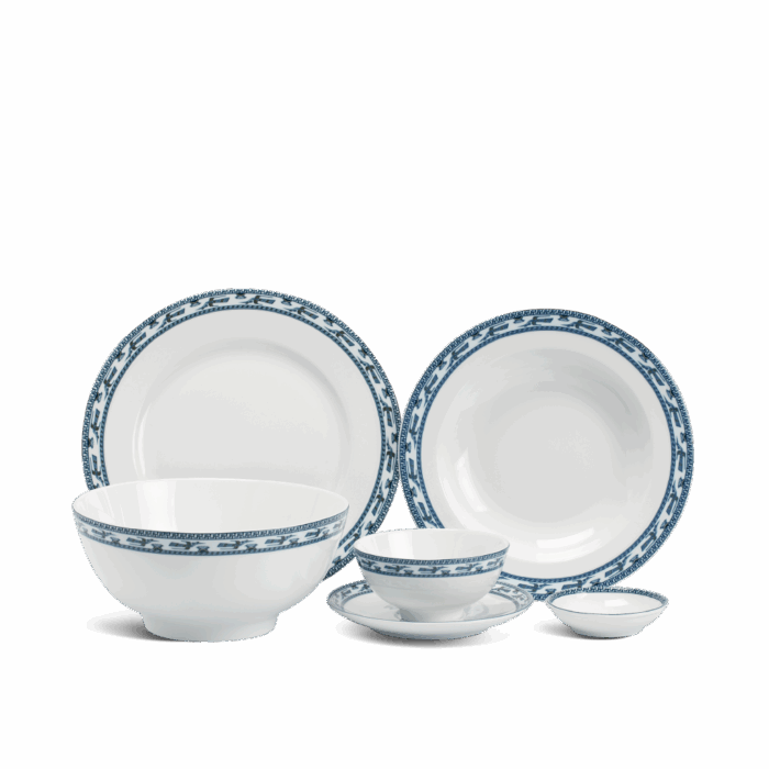  Bộ đồ ăn 10 người 36 sản phẩm - Jasmine - Chim Lạc A001_36385gomminhlong.com