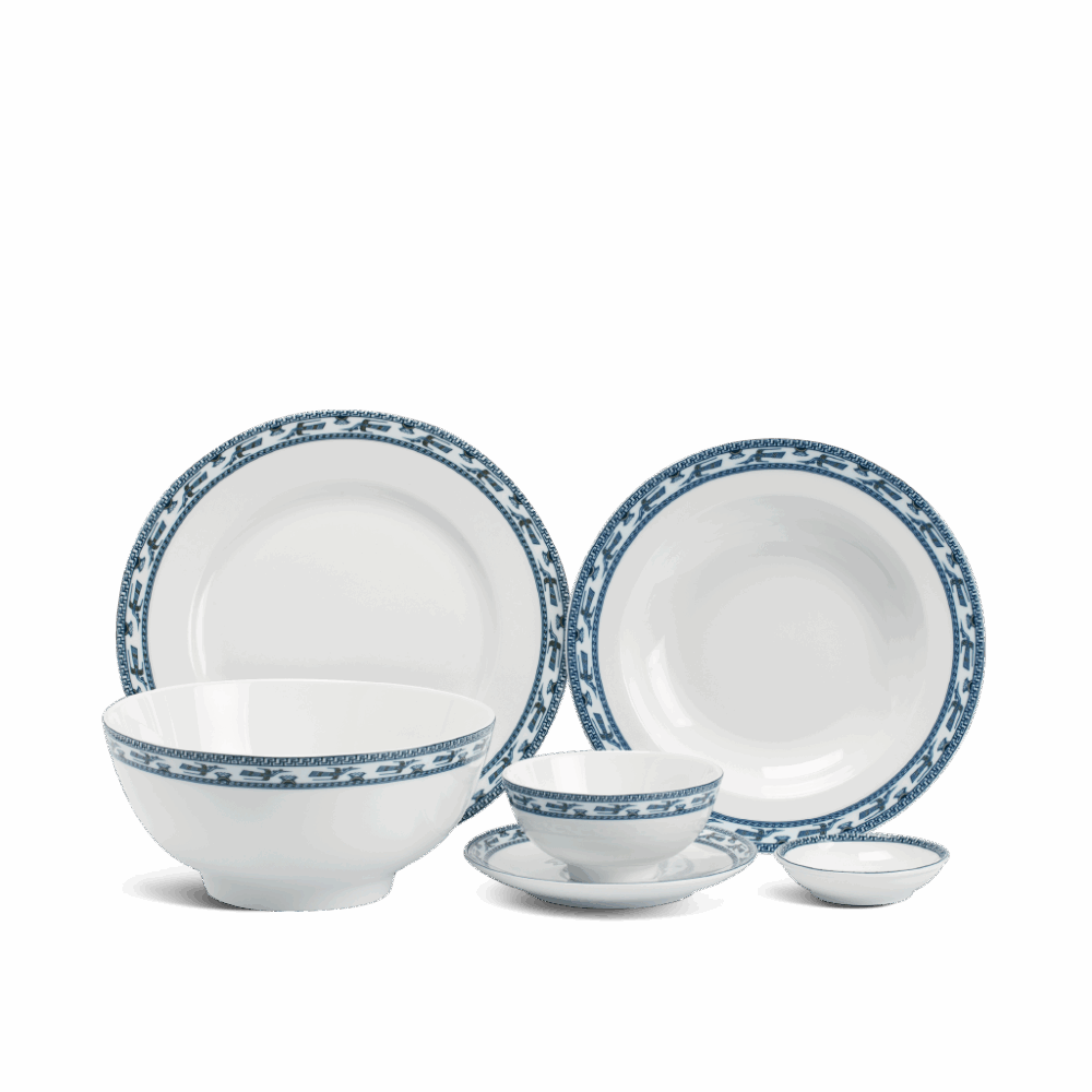 Bộ đồ ăn 10 người 36 sản phẩm - Jasmine - Chim Lạc A001_36385gomminhlong.com