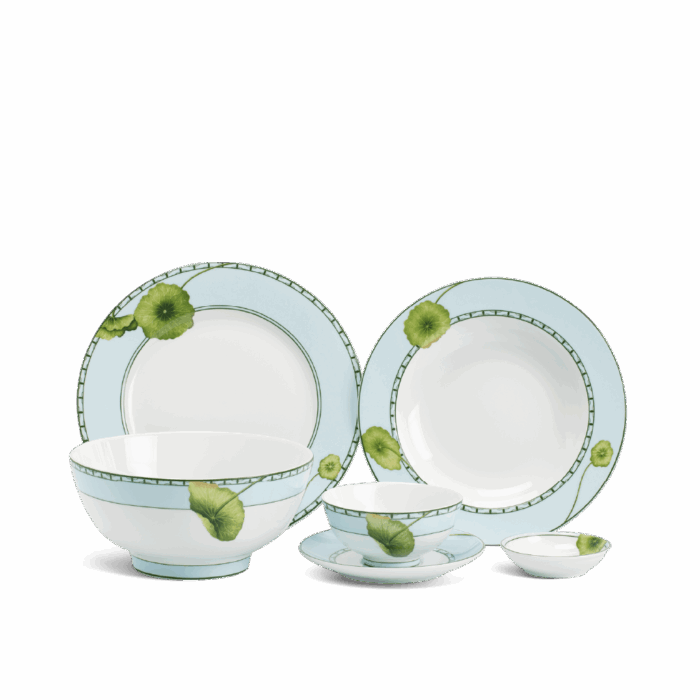  Bộ đồ ăn 22 sản phẩm - Jasmine - Tích tuyết thảo A001_22314gomminhlong.com