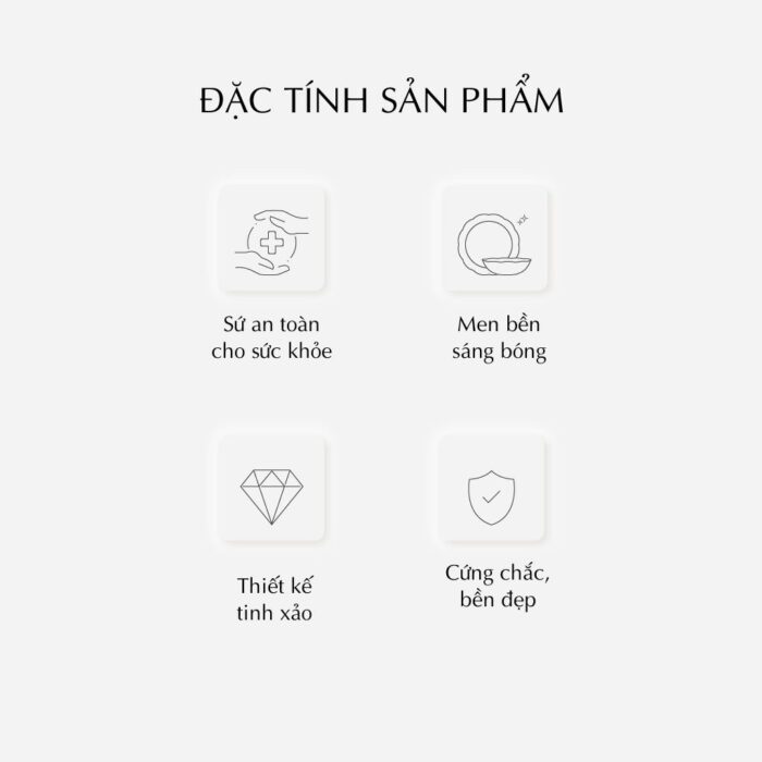  Bộ đồ ăn 6 người 32 sản phẩm - Đài Các IFP - Trang trí hoa A001_32247gomminhlong.com