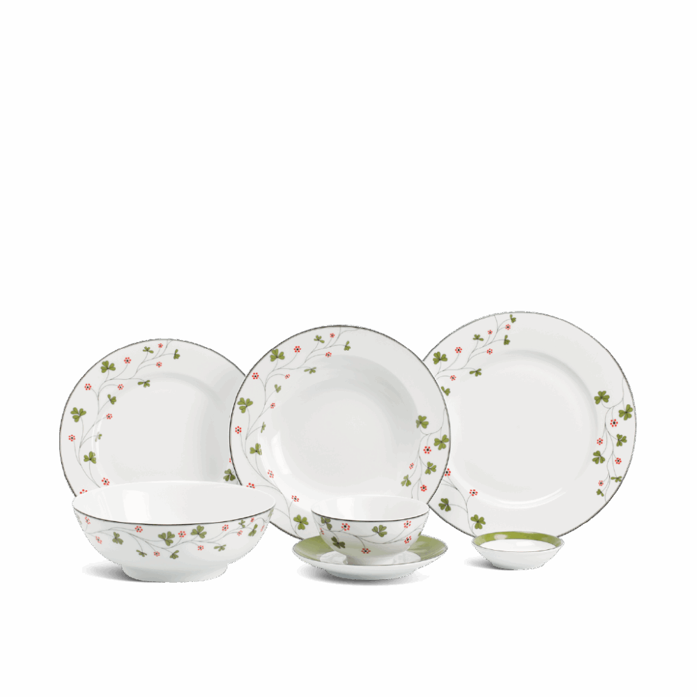 Bộ đồ ăn 10 người 36 sản phẩm - Jasmine - Hoa May Mắn A001_36216gomminhlong.com