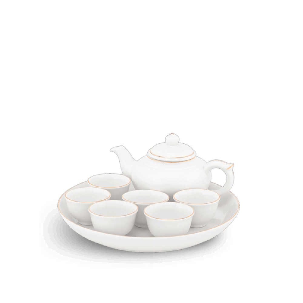 Bộ trà 0.35 L - Misc Assortment - Chỉ Vàng A001_01357201403gomminhlong.com