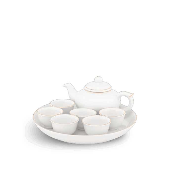 Bộ trà 0.35 L - Misc Assortment - Chỉ Vàng A001_01357201403gomminhlong.com