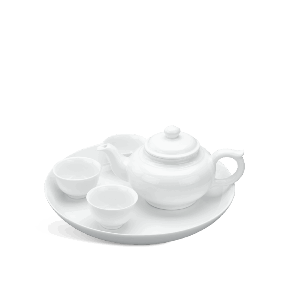 Bộ trà 0.35 L - Misc Assortment - Trắng A001_01357200003gomminhlong.com