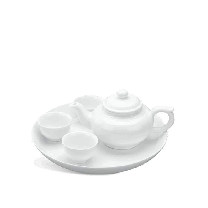 Bộ trà 0.35 L - Misc Assortment - Trắng A001_01357200003gomminhlong.com